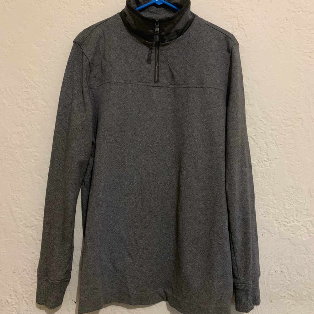 Banana Republic Men’s Half Zip Pullover Gray Large